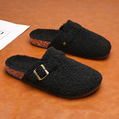 Casual Unisex Winter Indoor Plush Slippers