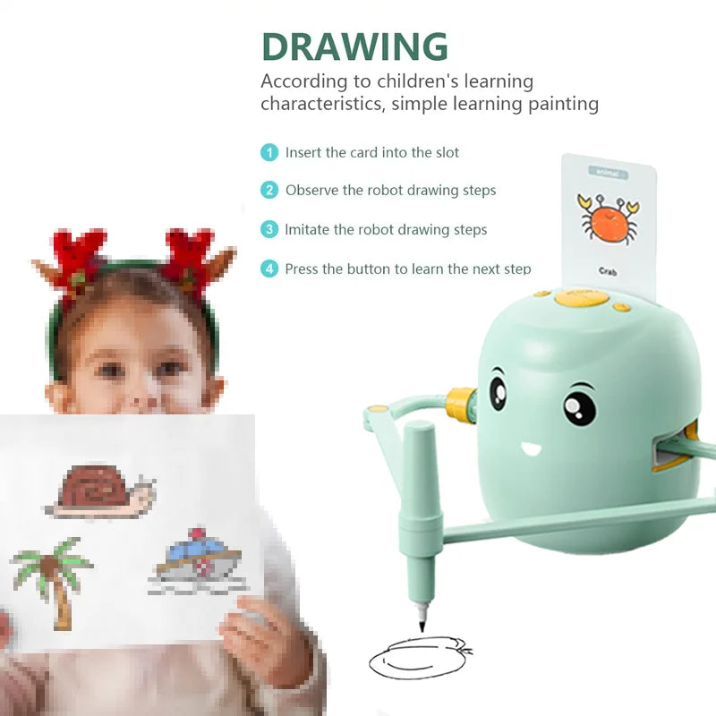 Smart Drawing and Painting Intelligent Robot for Kids