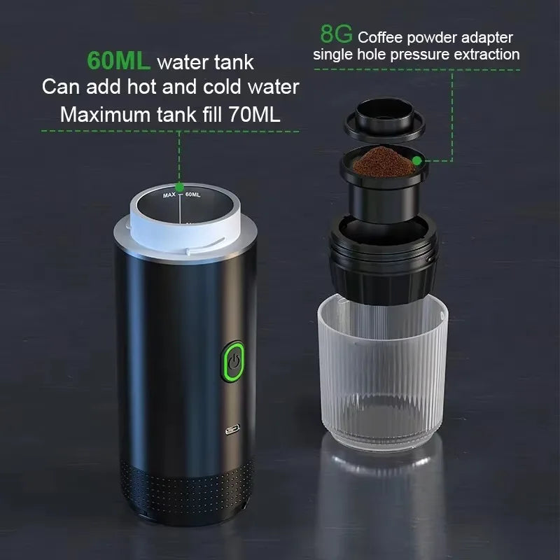 Portable 2-in-1 Espresso Maker