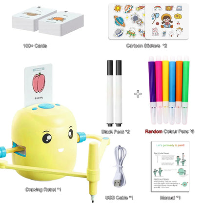 Smart Drawing and Painting Intelligent Robot for Kids